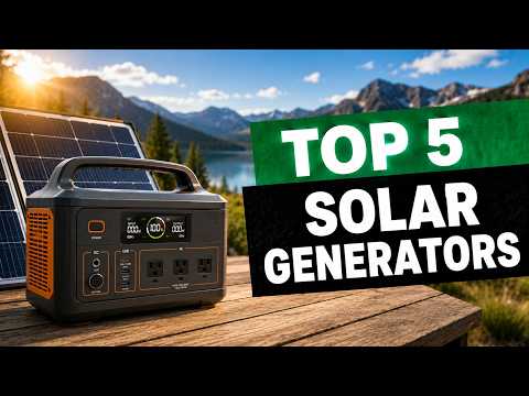 Top 5 BEST Solar Generators of (2026) | Don't Buy Until You Watch!