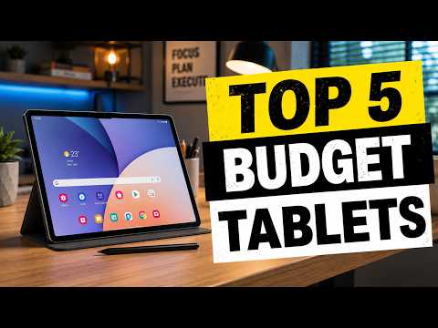 Top 5 BEST Budget Tablets in (2026) | Don't Buy Until You Watch!